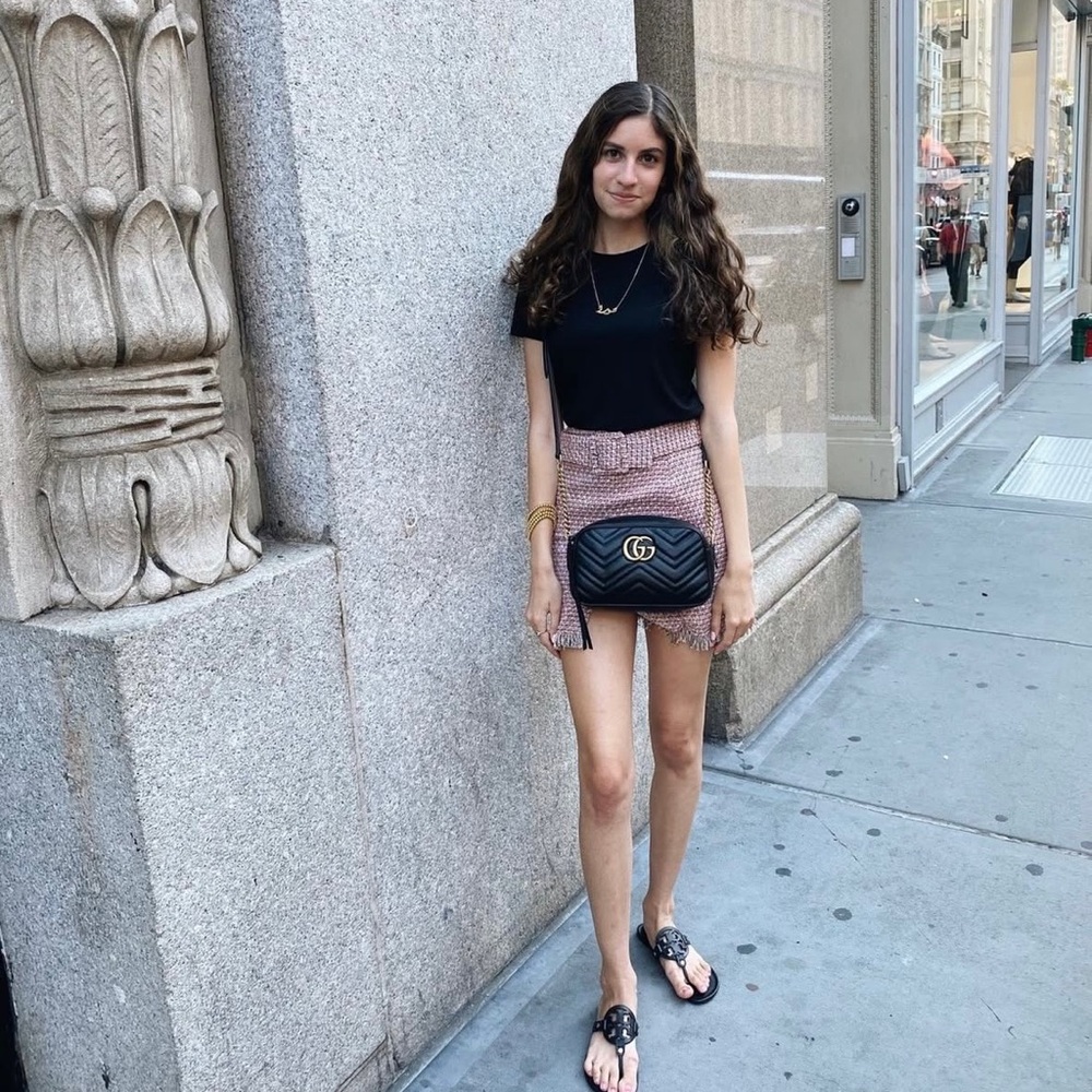 Multicolor Tweed Skirt